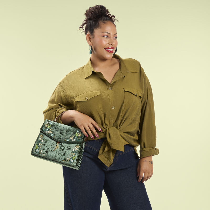 Peter Pan Exclusive Quilted Texture Crossbody Bag LFlifestyle1 view 2